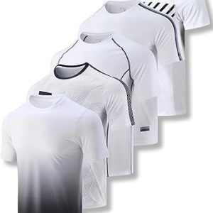 5 Pack T Shirts Short Sleeve Tee Tops