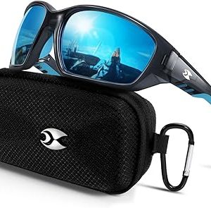 suoso Sports Polarized Sunglasses for Men: Womens UV400 Protection Sun Glasses Wrap Around Goggles for Fishing Driving TR90