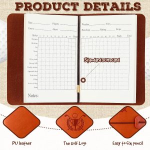 Yexiya Golf Scorecard Book